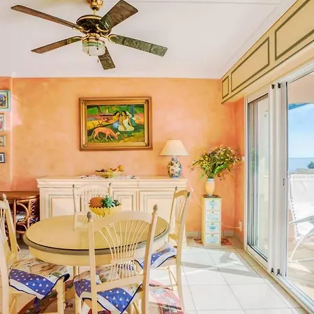 A6- 2 Bdr Incredible Sea View - Ac, Garage & Terrace Appartement Antibes Buitenkant foto